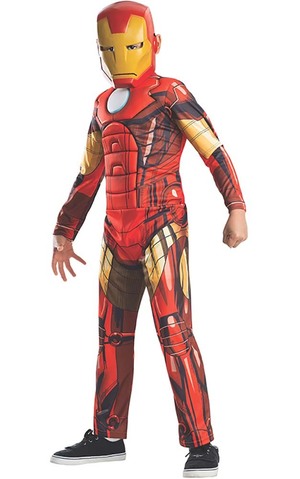 Deluxe Muscle Chest Iron Man Child Costume