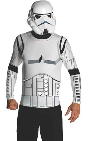 Stormtrooper T-shirt & Mask Adult Costume Top