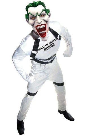 Evil Joker Insane Batman Costume