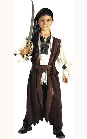 Caribbean Pirate Child Costume