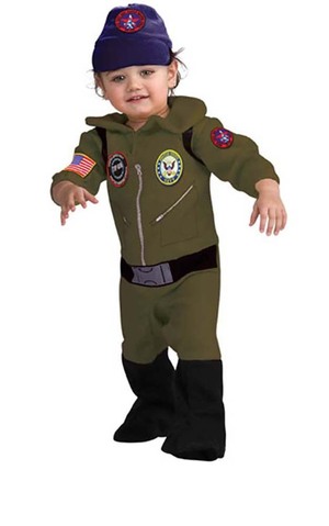 Top Gun Flight Suit Toddler Costume