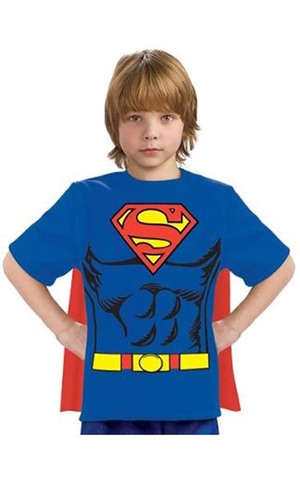 Superman T-shirt Child Costume