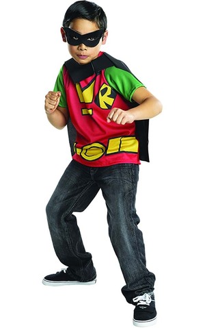 Robin T-shirt Teen Titans Child Costume