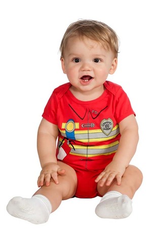 Fireman Onesie Baby Costume