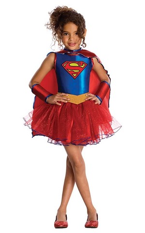 Supergirl Tutu Toddler Child Super Hero Costume
