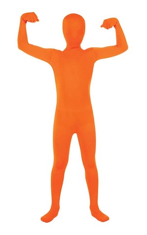 Orange 2nd Skin Suit Child Costume