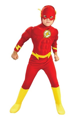 The Flash Deluxe Muscle Toddler Child Costume