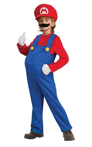 Deluxe Mario Super Mario Bros Child Costume