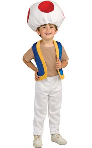 Toad Super Mario Bros Child Costume