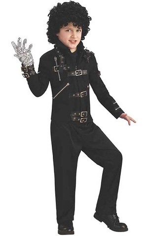 Bad Black Buckle Deluxe Michael Jackson Child Jacket