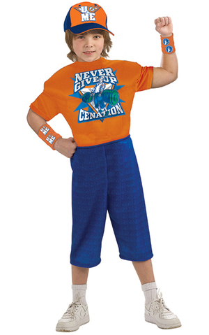 Deluxe John Cena Muscle Chest Child Wwe Wrestling Costume