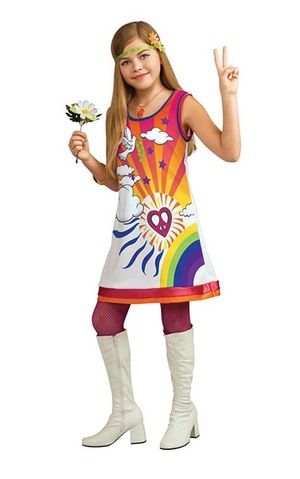 Sunshine Dreamer Hippie Child 60's Costume