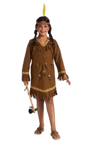 Native American Pocahontas Girl Child Indian Costume