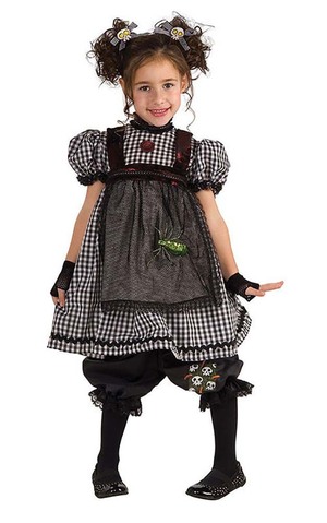 Gothic Rag Doll Child Costume