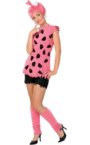 Pebbles Flintstone Teen Cave Woman Costume