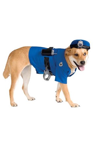 Police Officer Dog K9 Pet Costume