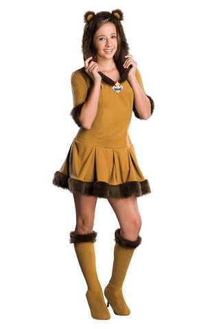 Cowardly Lion Wizard of Oz Tween Costume