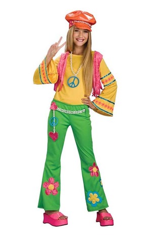 60s Hippie Flower Power Child Costume