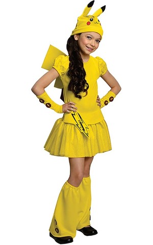 Girl Pikachu Child Pokemon Costume