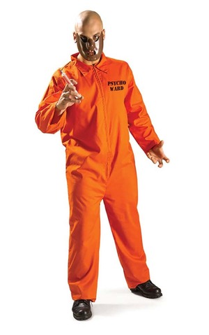 Psycho Ward Prisoner Jail Adult Costume