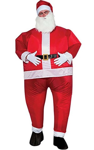 Inflatable Santa Claus Adult Costume