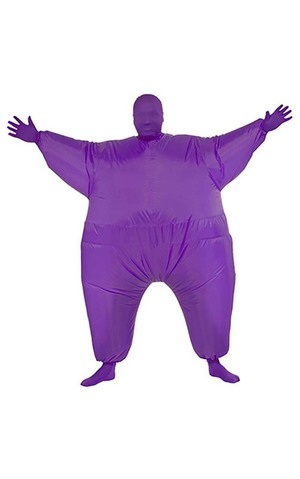 Purple Inflatable Adult Costume