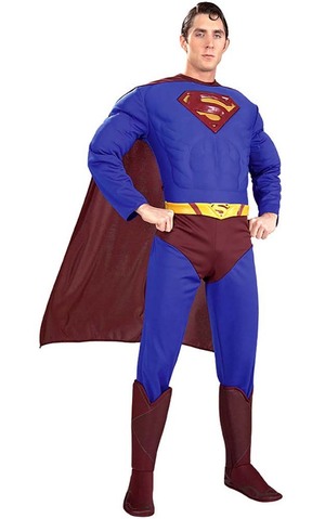Superman Deluxe Muscle Chest Adult Costume