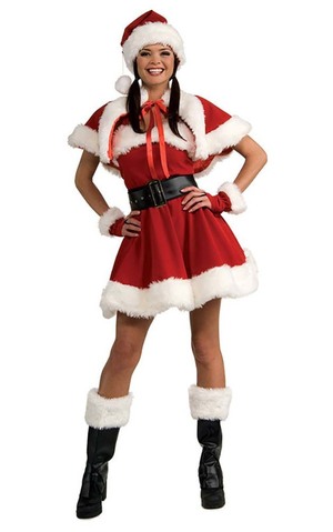 Sexy Miss Santa Claus Adult Costume