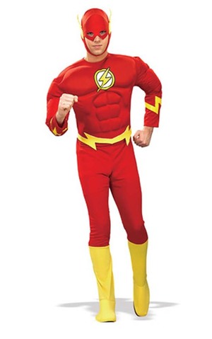The Flash Deluxe Muscle Chest Adult Costume