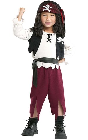 Pirate Captain Child Toddler Costume