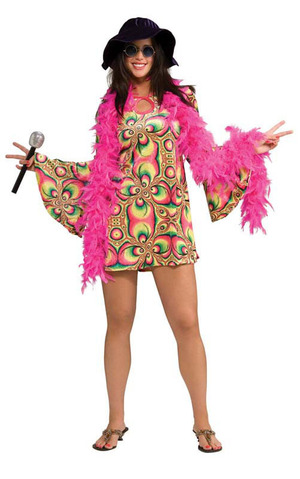 60s Psycha Delia Hippie Adult Costume