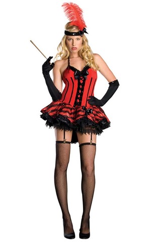 Cabaret Burlesque Flapper Adult Costume