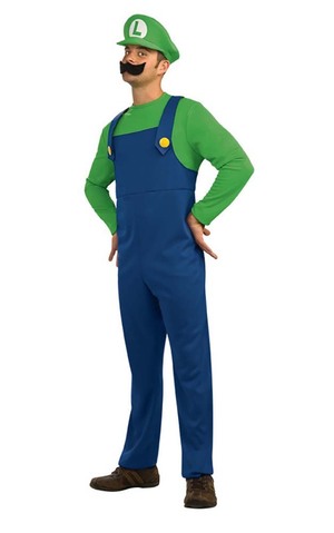 Super Mario Bros - Luigi Adult Costume