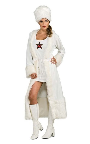 White Russian-female Adult Costume