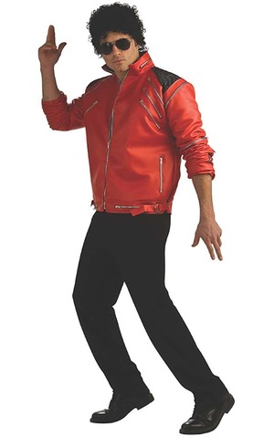 Beat It Deluxe Red Michael Jackson Adult Jacket