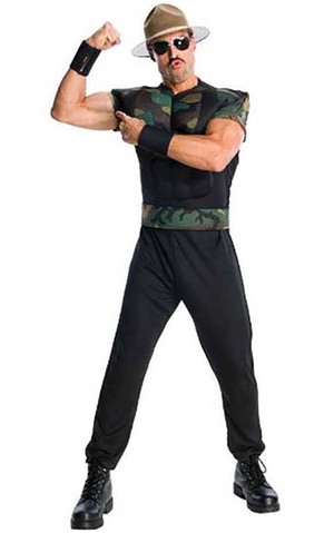 Sergeant Slaughter Wwe Adult Costume