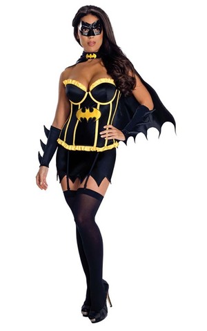 Batgirl Deluxe Batman Corset Adult Costume
