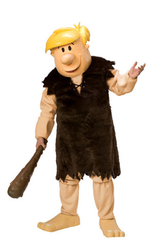 Barney Rubble Elite Mascot Adult Costume