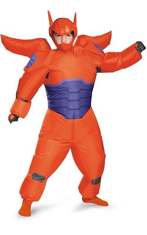 Red Baymax Inflatable Child Costume