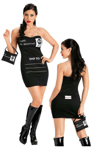 Ms. Blackmail Adult Costume