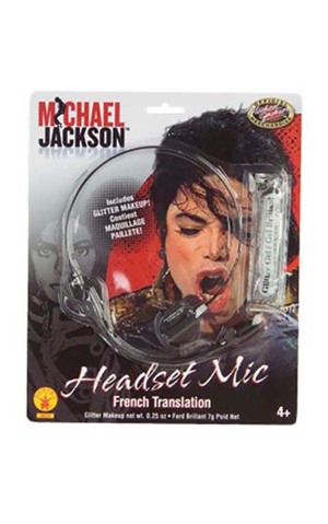 Michael Jackson Microphone Headset