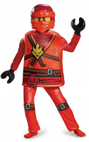 Deluxe Kai Ninjago Child Lego Costume