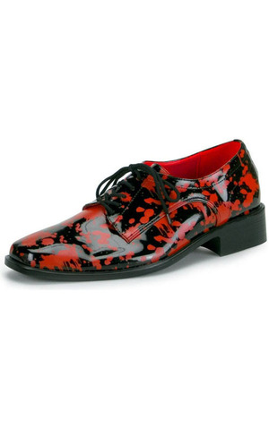 Blood Splattered Black Adult Shoes