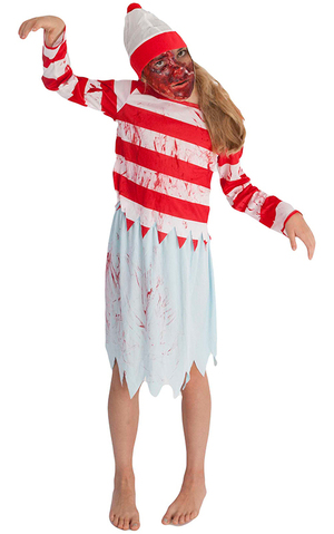 Zombie Where's Mrs Wally Adult Costume