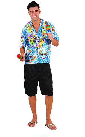 Hawaiian Luau Adult Costume