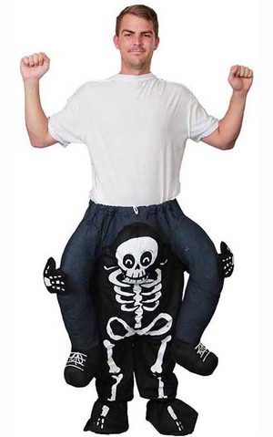 Carry Me Skeleton Adult Halloween Costume