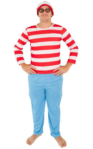 Where's Wally Adult Costume