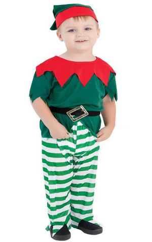 Toddler Elf Boy Christmas Costume