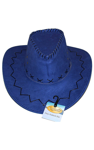 Blue Outback Cowboy Adult Hat