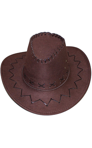 Dark Brown Outback Cowboy Adult Hat